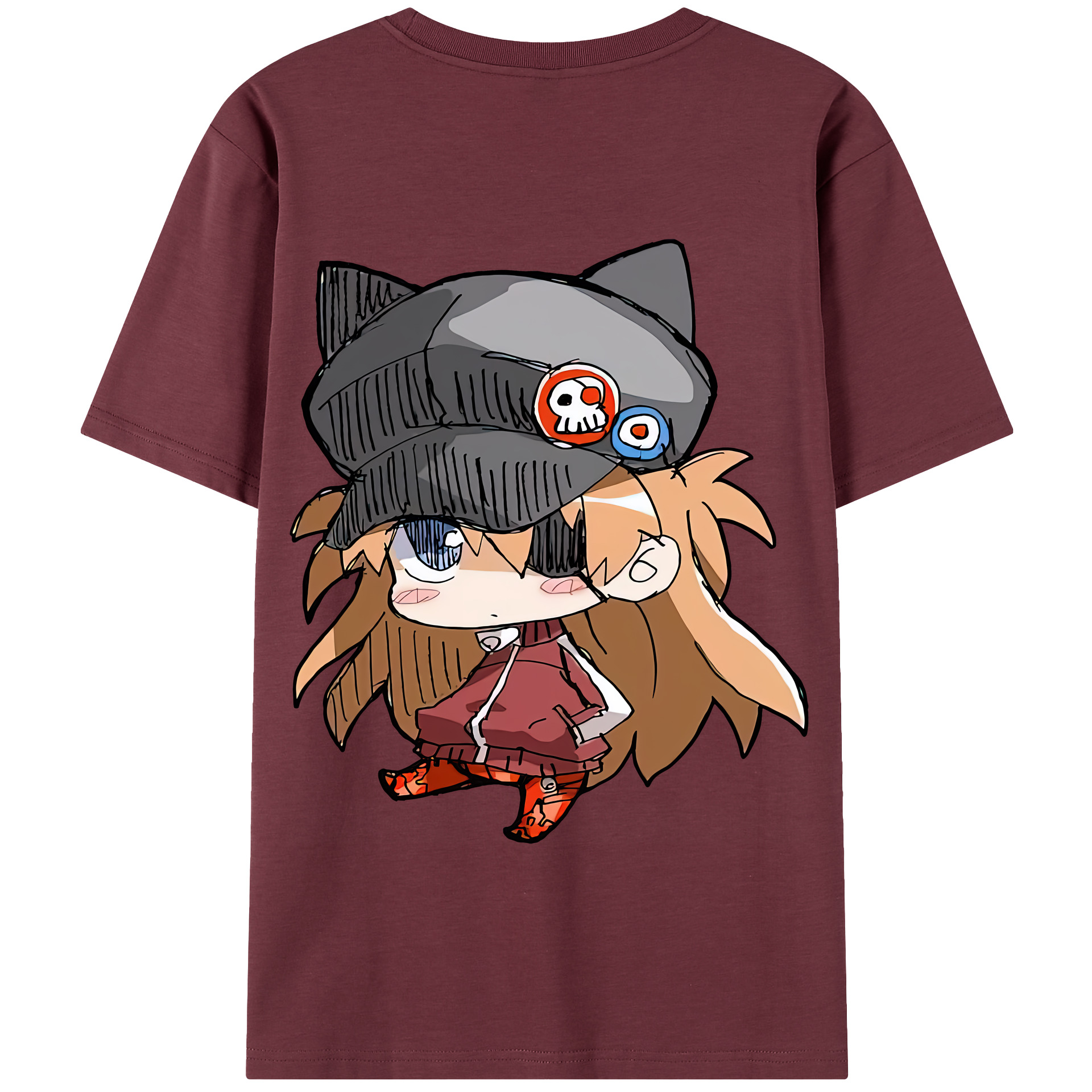 （画像用） EVA 新世紀エヴァンゲリオン 綿100％半袖Tシャツ（背面プリント）